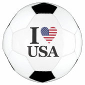  "I ❤️ USA"  サッカーボール (正面)