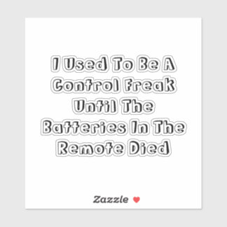 I Used To Be A Control Freak シール