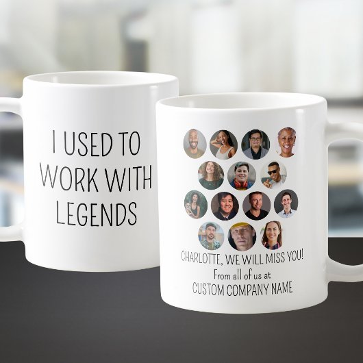 I Used To Work With Legends 14 Coworker Photo コーヒーマグカップ