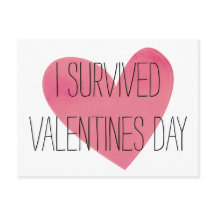 I Valentines生き延び Dayハガキ