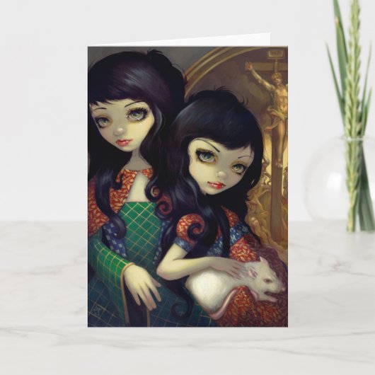 "I Vampiri: La Sorelle" Greeting Card カード (正面)