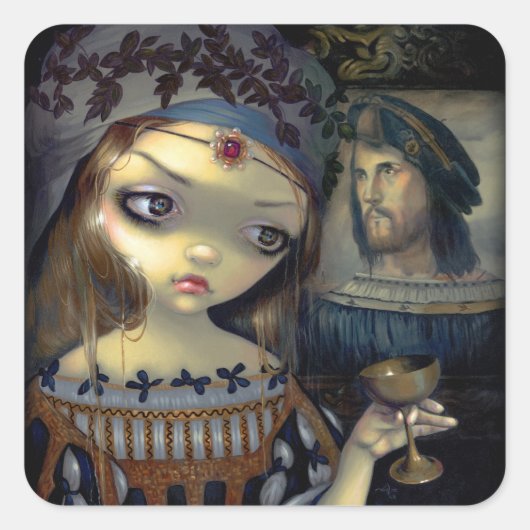 「I Vampiri: Lucrezia Borgia」ステッカー スクエアシール (正面)