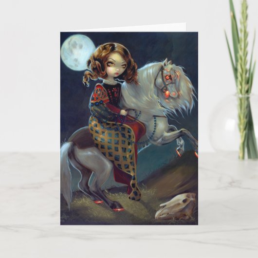 「I Vampiri: Notte a Cavalla」グリーティングカード カード (正面)