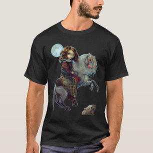 I Vampiri: Notte Cavallaのワイシャツの吸血鬼の馬 Tシャツ