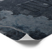 I Vape懸命スカルポスター ポスター (角)