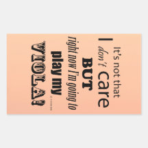 I Viola 気に Rectangularステッカー