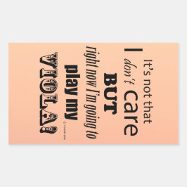 I Viola 気に Rectangularステッカー 長方形シール