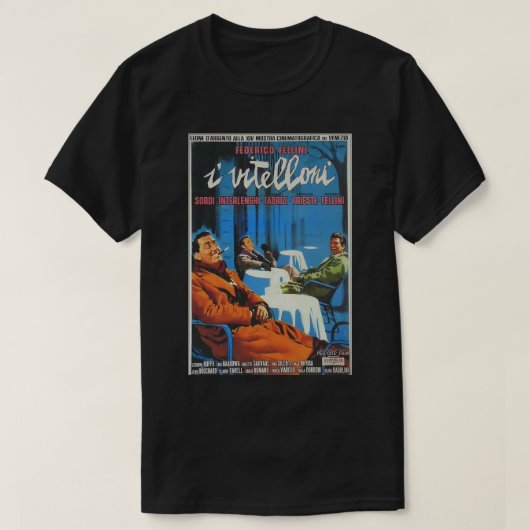 I Vitelloni Federico Fellini Classic T-Shirt 76 Tシャツ (デザイン正面)
