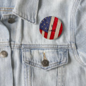 I Voted アメリカ国旗 缶バッジ (インサイチュ)