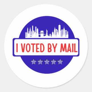 I Voted by Mail ラウンドシール