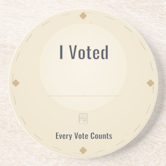 I Voted Every Vote Counts コースター (正面)