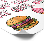 I W Do Hot Girl But I Can't Stop Eating Fat Girl  ポスター (角)