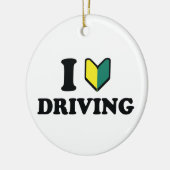 I Wakaba [ハート/ラブ]ドライブ セラミックオーナメント (左)