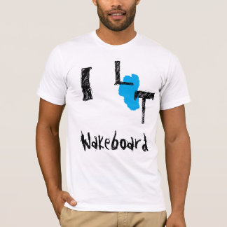 I Wakeboardタホ湖 Tシャツ