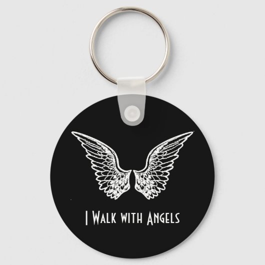 I Walk with Angels KEYCHAIN キーホルダー (正面)