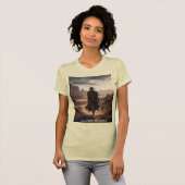 I Walk With The Sacred Spiritual Journey Art Tシャツ (正面フル)