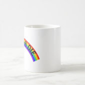 I Wanna Die - Rainbow コーヒーマグカップ (中央)