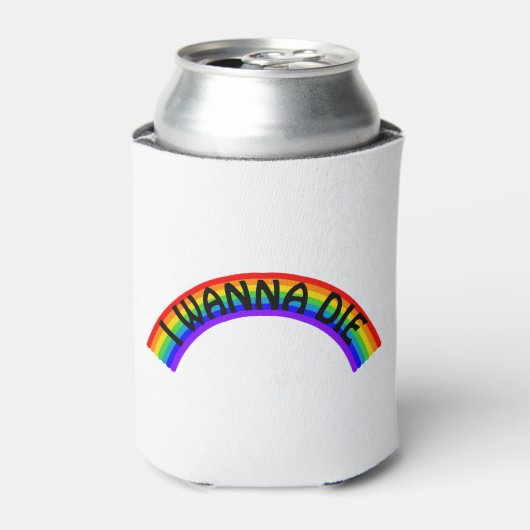 I Wanna Die - Rainbow 缶クーラー (缶正面)