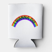 I Wanna Die - Rainbow 缶クーラー (正面)