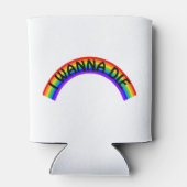 I Wanna Die - Rainbow 缶クーラー (裏面)