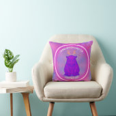 I Wanna Hippo For Christmas-Purple-Customizable- クッション (椅子)