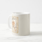 I Want a Boyfriend – Manifesting Shiba Inu Mug コーヒーマグカップ (正面左)