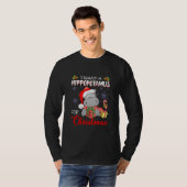 I Want A Hippopotamus For Christmas Xmas Hippo Tシャツ (正面フル)