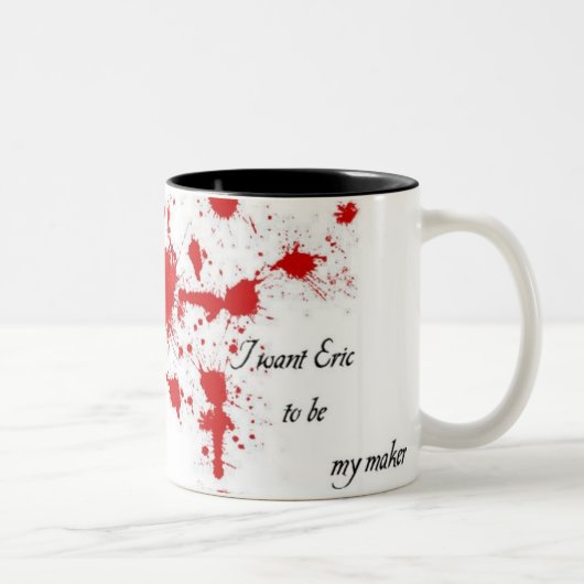 I want Eric to be my maker!1 ツートーンマグカップ (右)