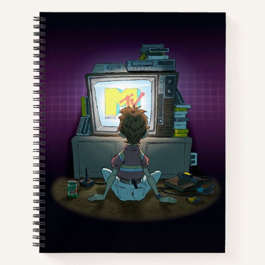 “I Want My Mtv” 8.5 x 11" Notebook ノートブック (正面)