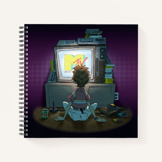 “I Want My Mtv” 8.5 x 8/5" Notebook ノートブック (正面)
