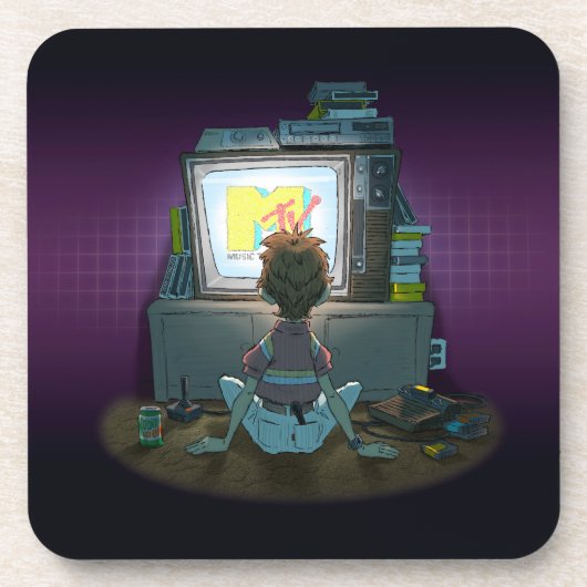 “I Want My Mtv” Coasters (Set of 6) コースター (正面)