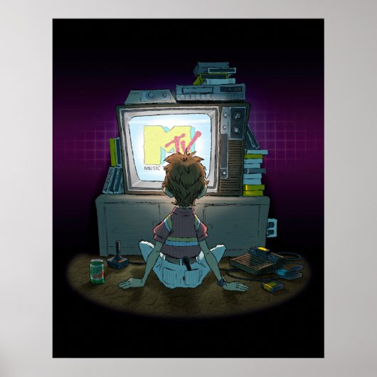 “I Want My Mtv” Poster ポスター (正面)