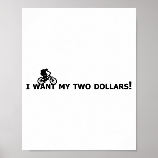 I Want My Two Dollars! Better Off Dead Funny Movie ポスター (正面)