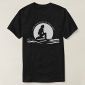 I Want to Be where the People Aren't Pullover Tシャツ (デザイン正面)