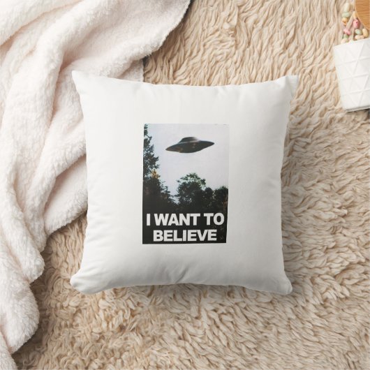 I want to believe クッション (ブランケット)