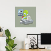 I Want To Believe ポスター (ホームオフィス)