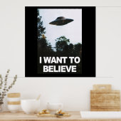 I want to believe ポスター (キッチン)