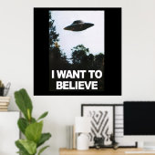 I want to believe ポスター (ホームオフィス)