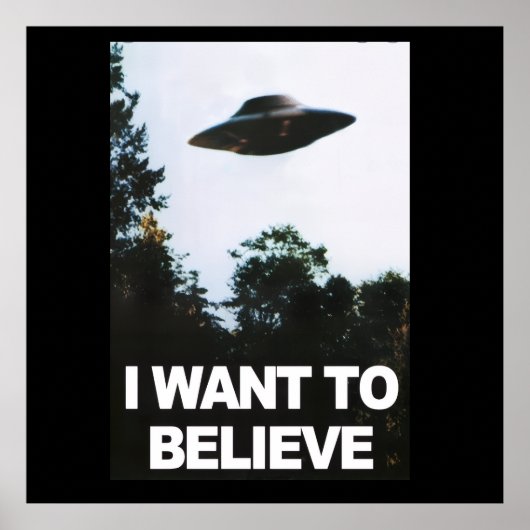 I want to believe ポスター (正面)