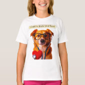 I Want To Know Your Heart Tシャツ (正面)