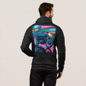 I Want To Serve You – Cute Heart Design Men’s パーカ (裏面フル)