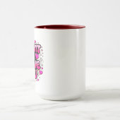 I Want To Serve You – Romantic Heart Design マグカップ (中央)