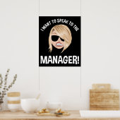 I Want To Speak To The Manager! Karen Meme ポスター (キッチン)
