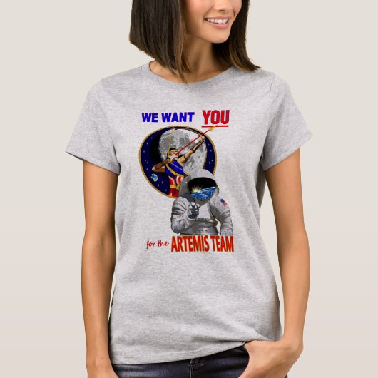 I Want You -アルテミス·チーム Tシャツ (正面)