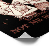 I Want You To Know Someone Cares Not Me Funny Sarc ポスター (角)