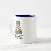 I Want Your Nuts - Nutcracker Two-Tone Mug ツートーンマグカップ (正面左)