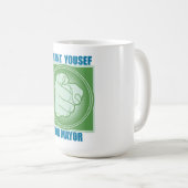 I WANT YOUSEF FOR MAYOR コーヒーマグカップ (正面右)