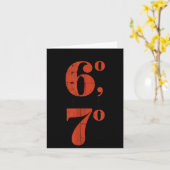 I Was 60 Now I'm 70 Birthday Grandma 67 Funny Matc カード (黄色い花)