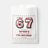 I Was 6, Now I’m 7 – Baseball 7th Birthday フェイバーバッグ (正面)