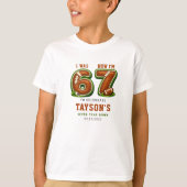 I Was 6, Now I’m 7 – Football America 7th Birthday Tシャツ (正面)